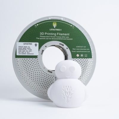 PLA Snowy White - Diâmetro 1,75mm (1kg) - Lotactree