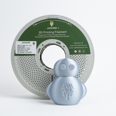 PLA SILK Silver - Diâmetro 1,75mm (1kg) - Lotactree