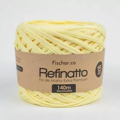 Fio de Malha Refinatto 15mm - 1005 Amarelo Bebê