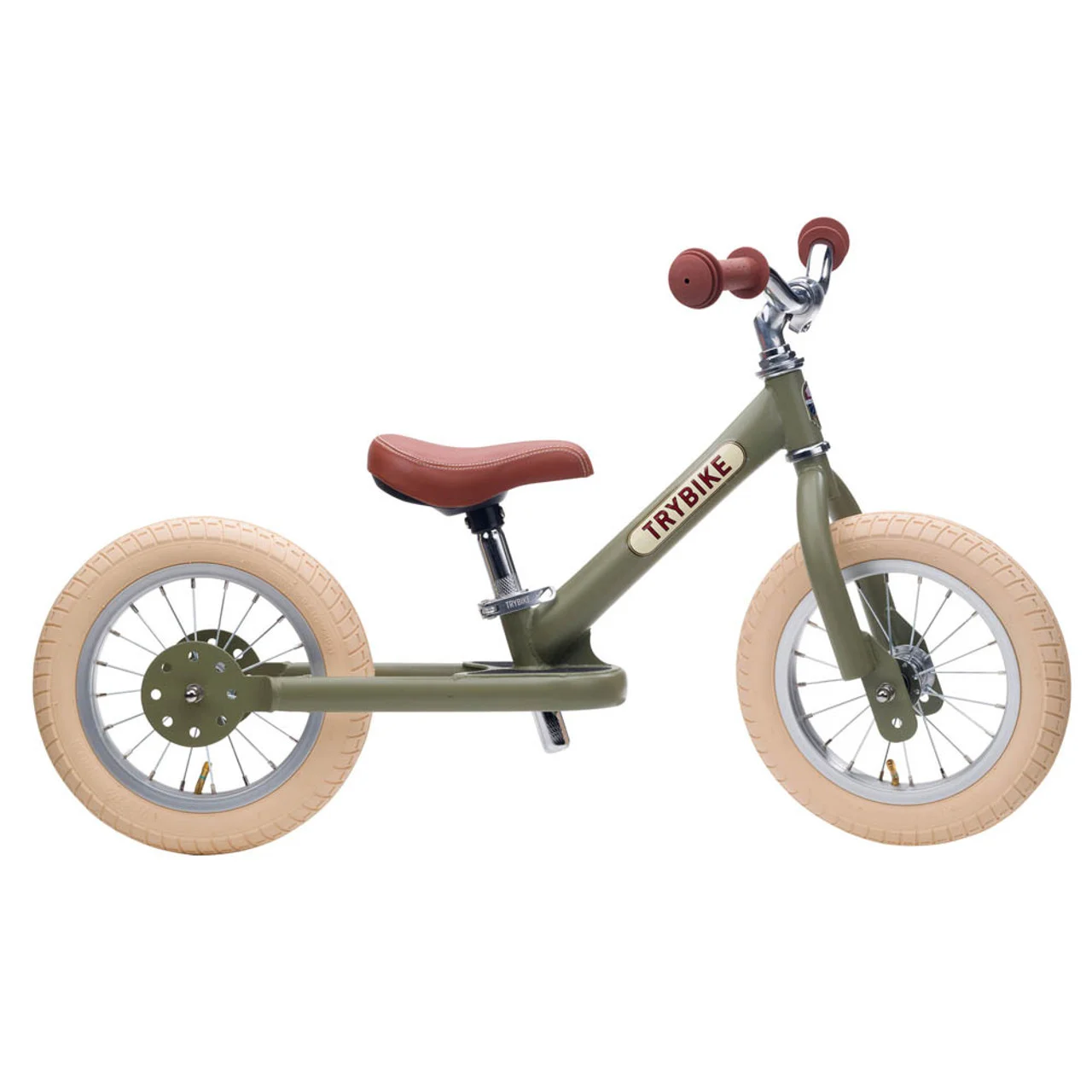 Bicicleta Equilíbrio Trybike Vintage Verde