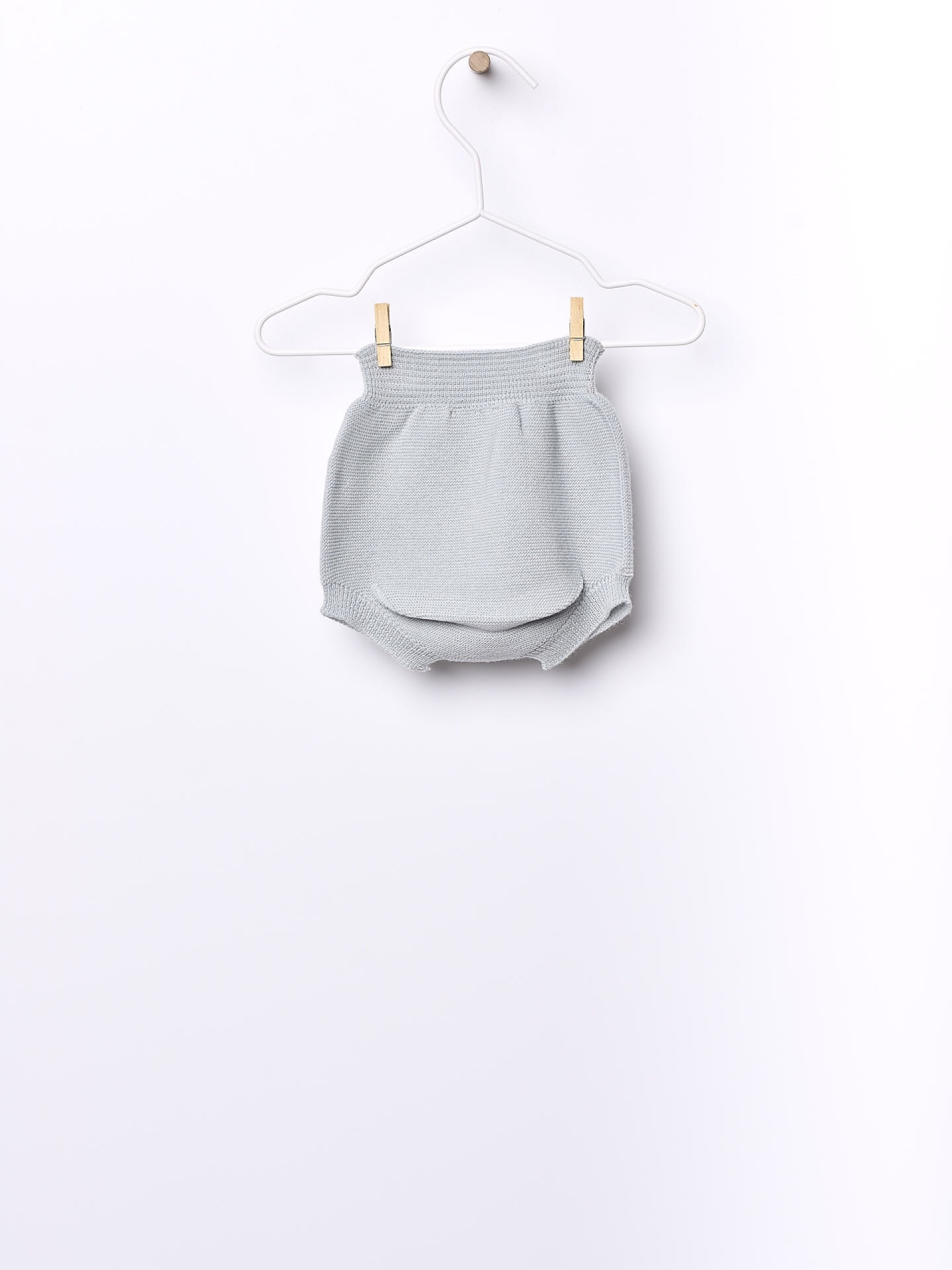 Tapa fralda tricotado lã