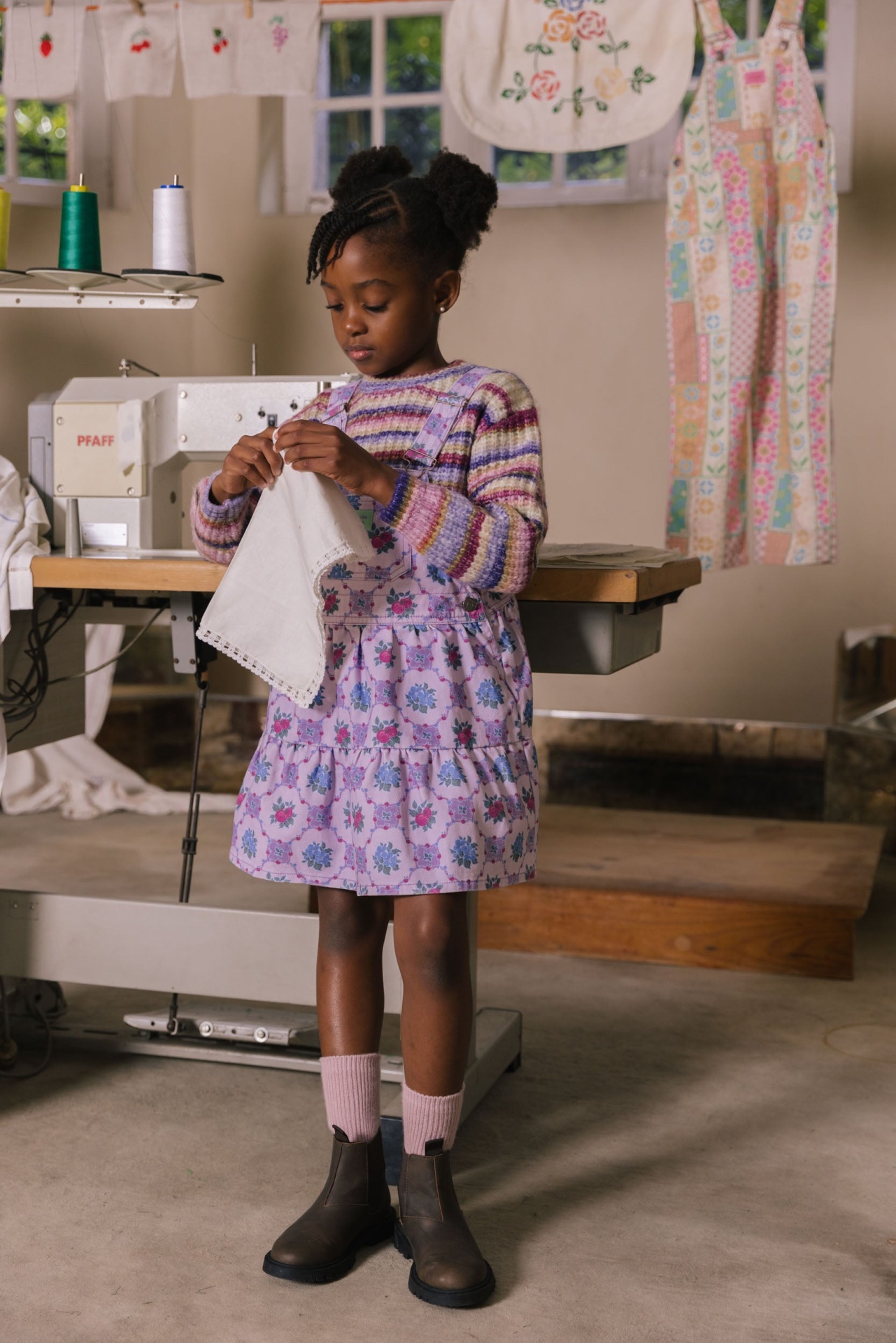 Jardineira Saia Chiado