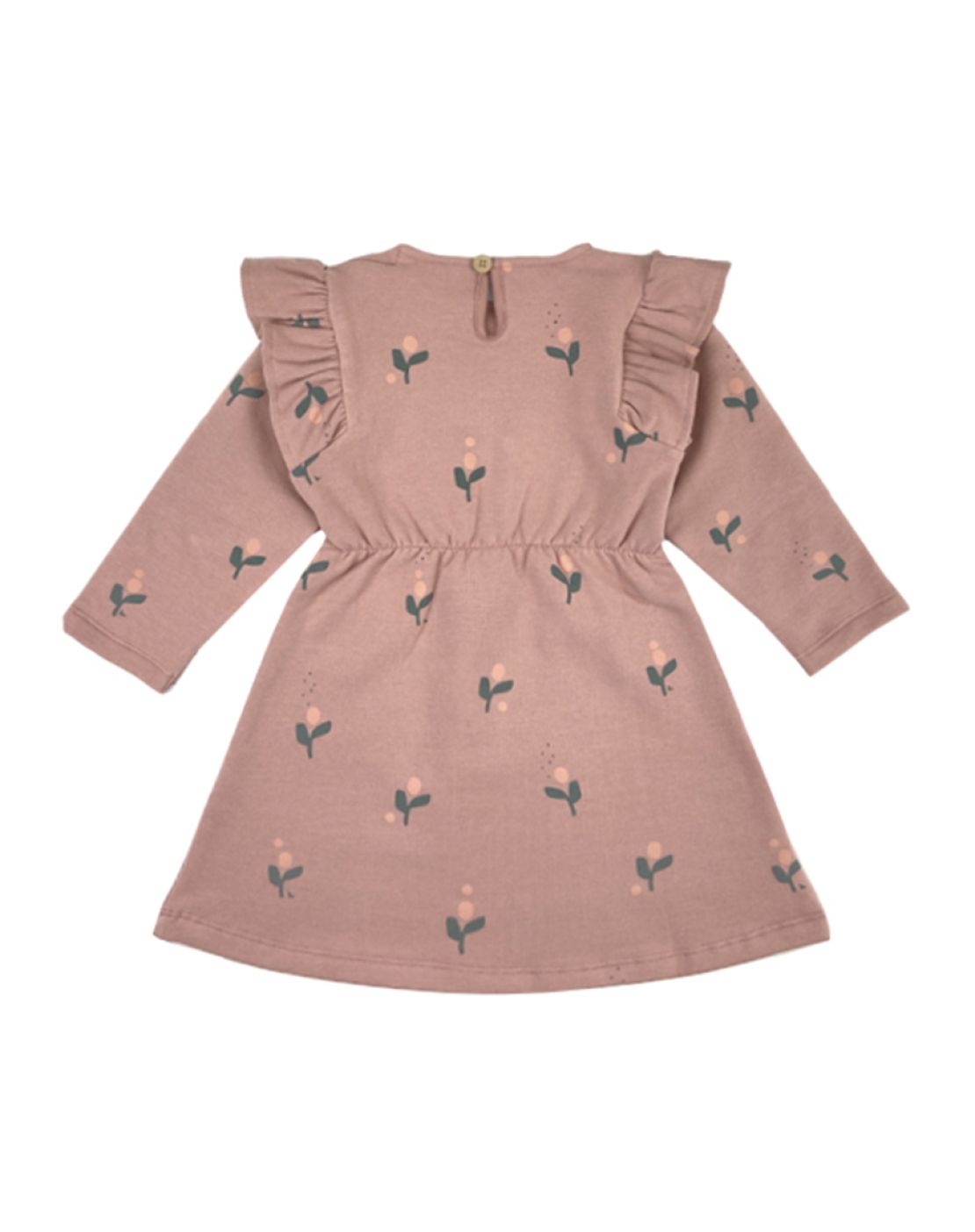 Vestido Flor Vintage Pink