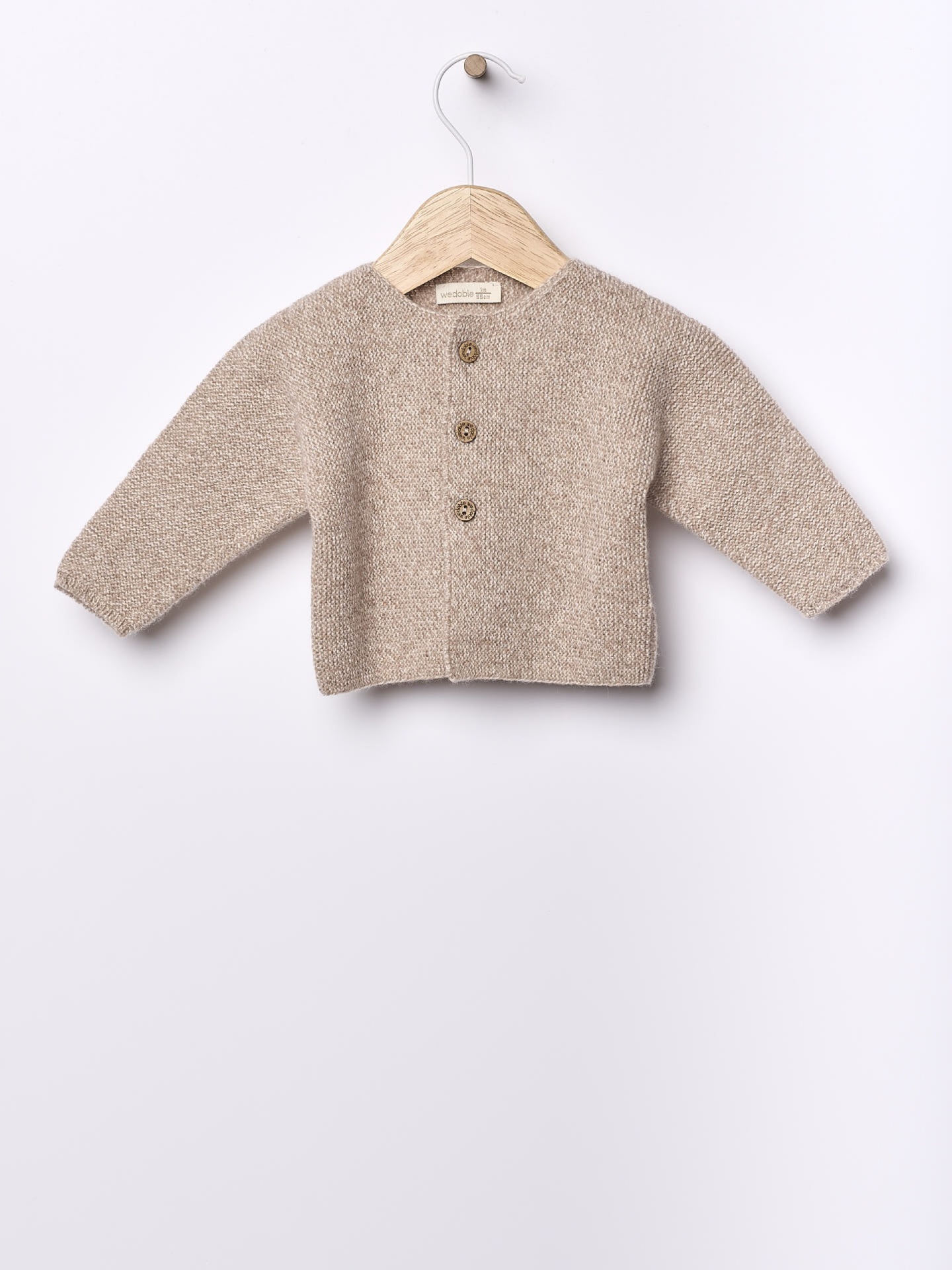 Casaco tricotado lã