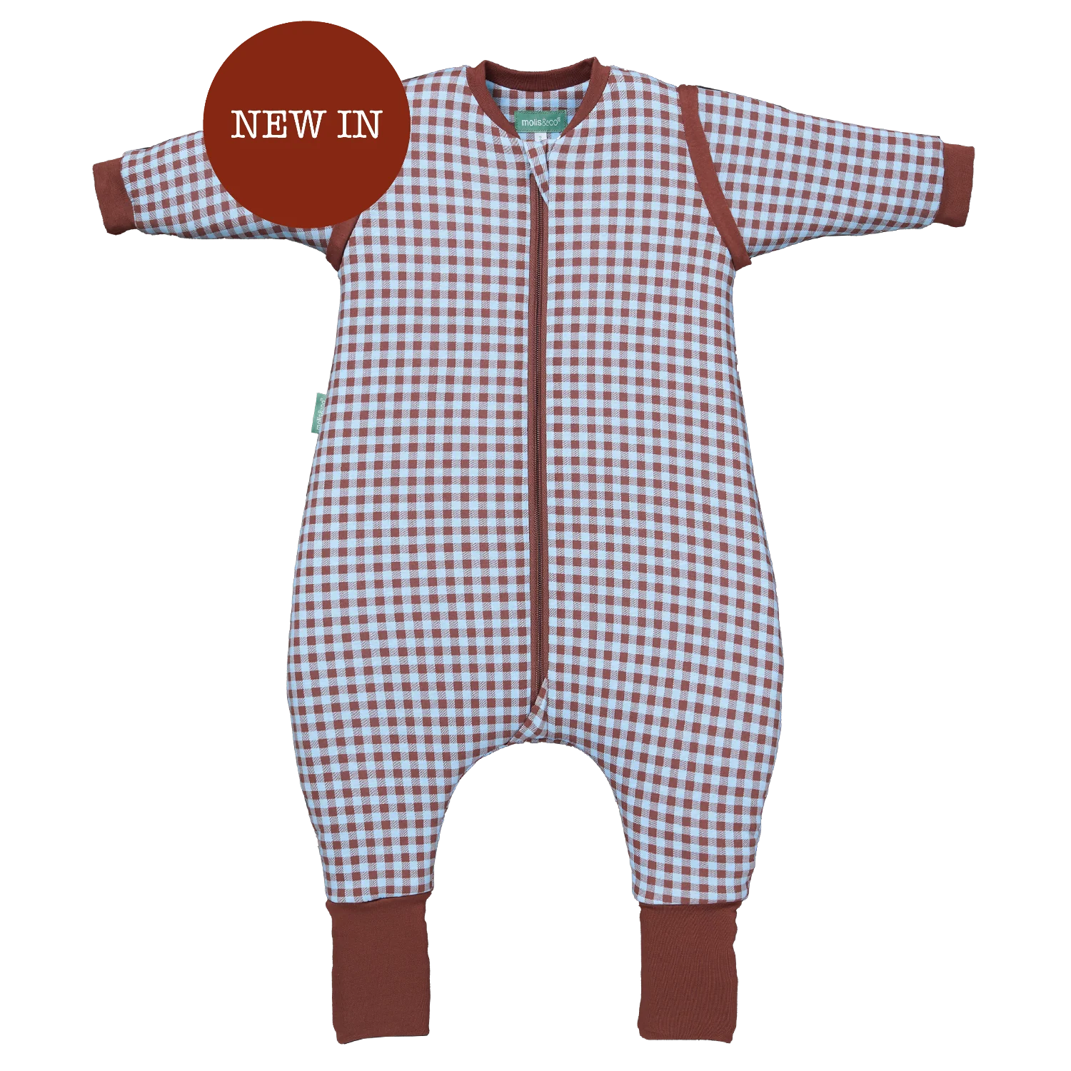 Macacão de Dormir Molis&Co VICHY BROWN & BLUE TOG 2,5