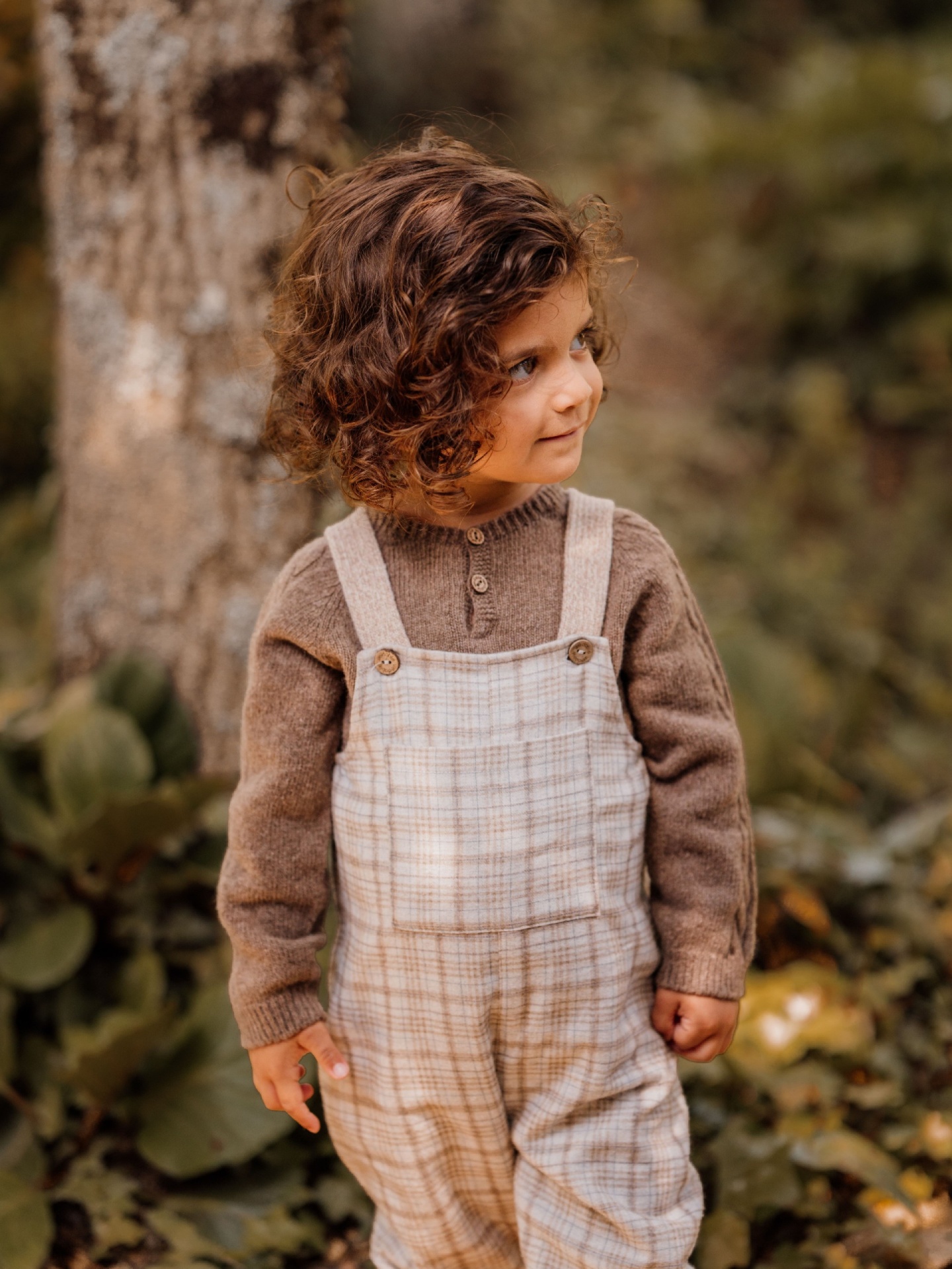 Jardineiras padrão xadrez