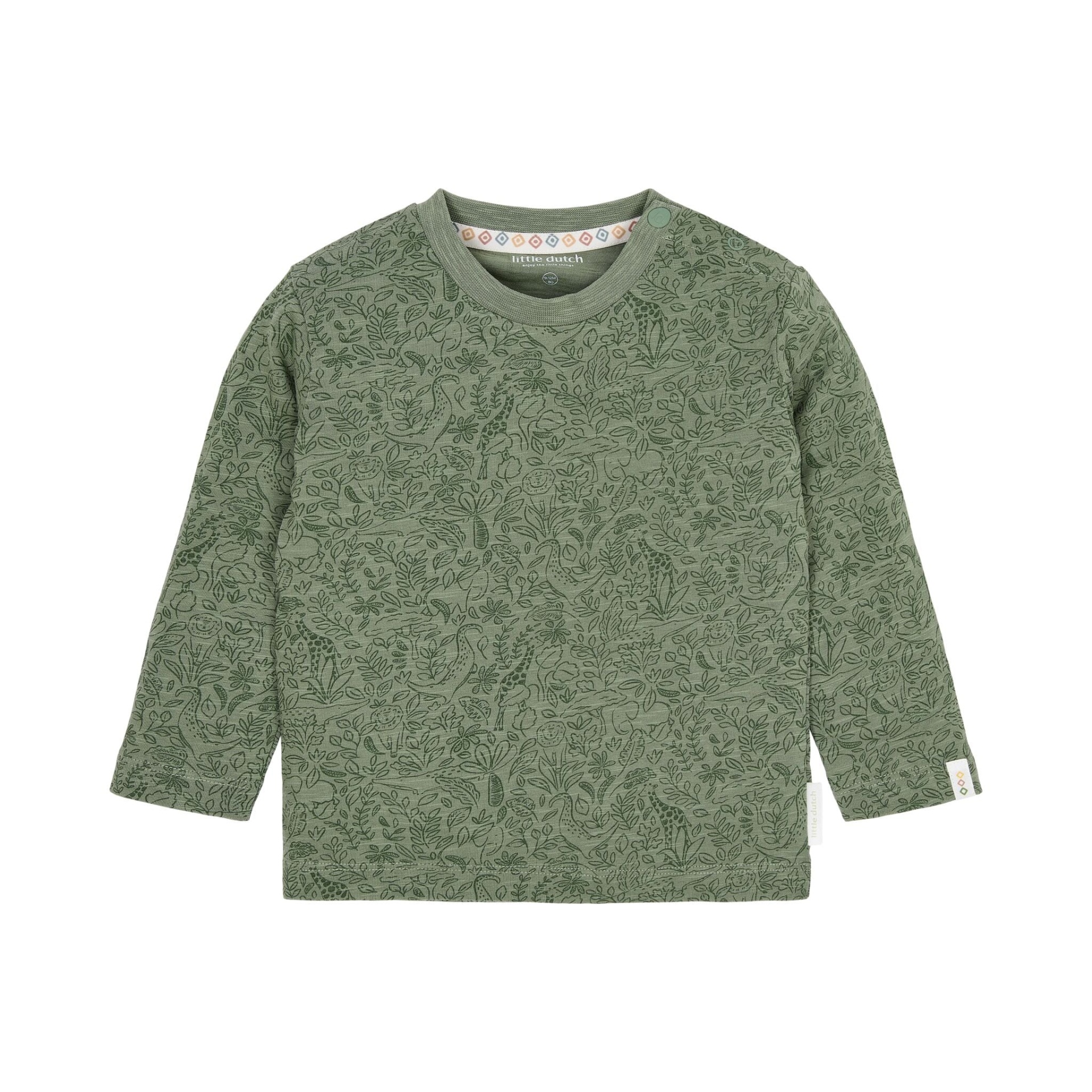 CAMISOLA DE MANGA COMPRIDA SAFARI DREAMS VERDE