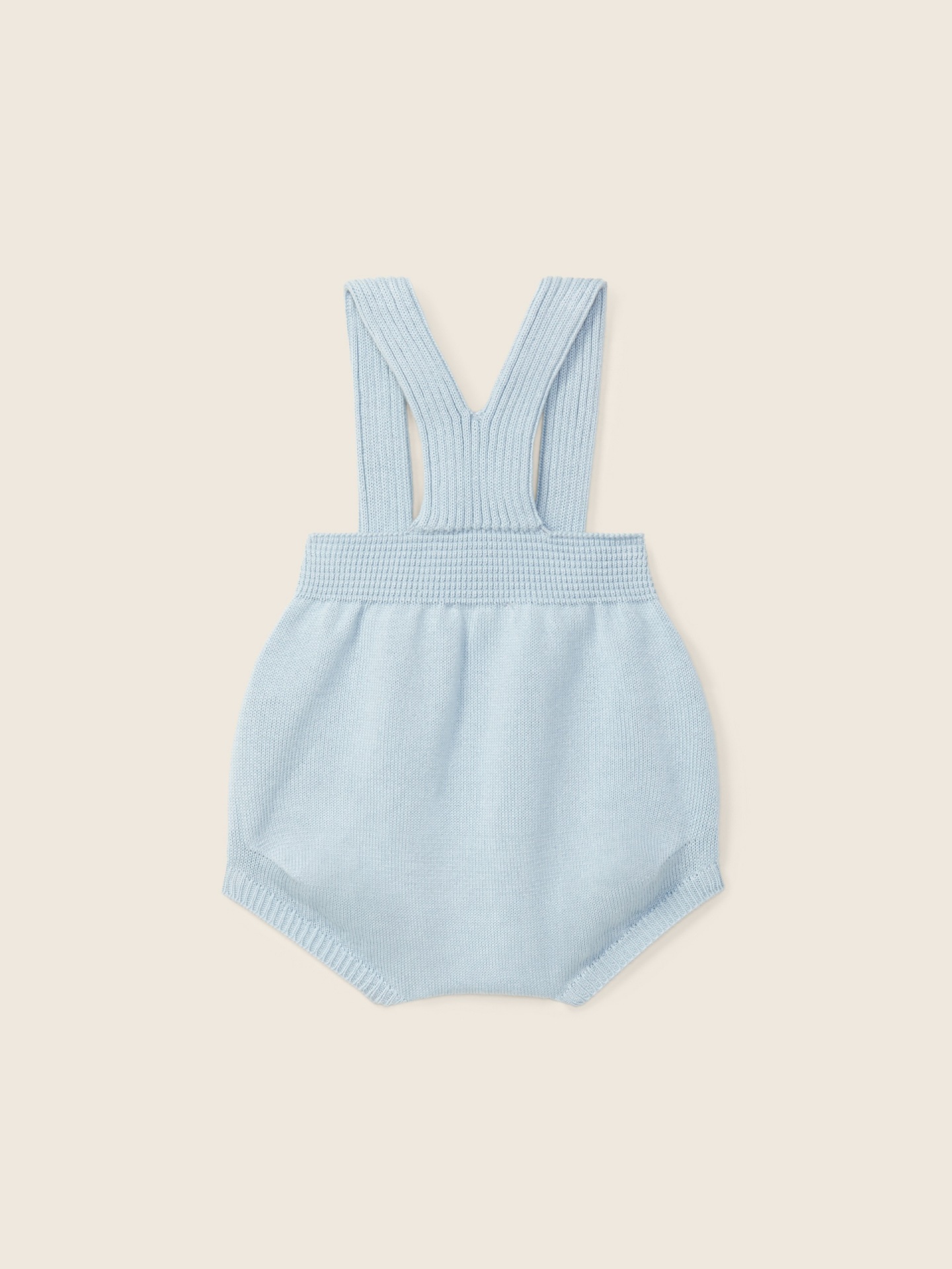 Fofo de alças tricotado em algodão orgânico