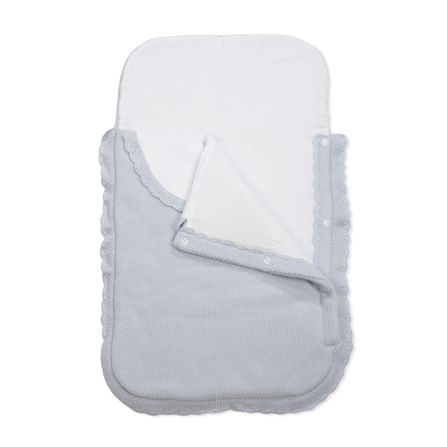 Saco Dormir Tricot Azul