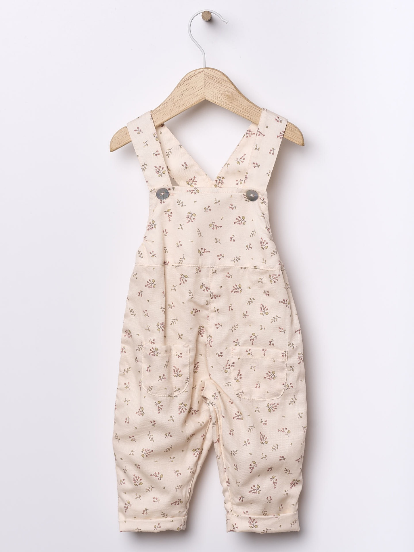 Jardineiras floridas algodão orgânico