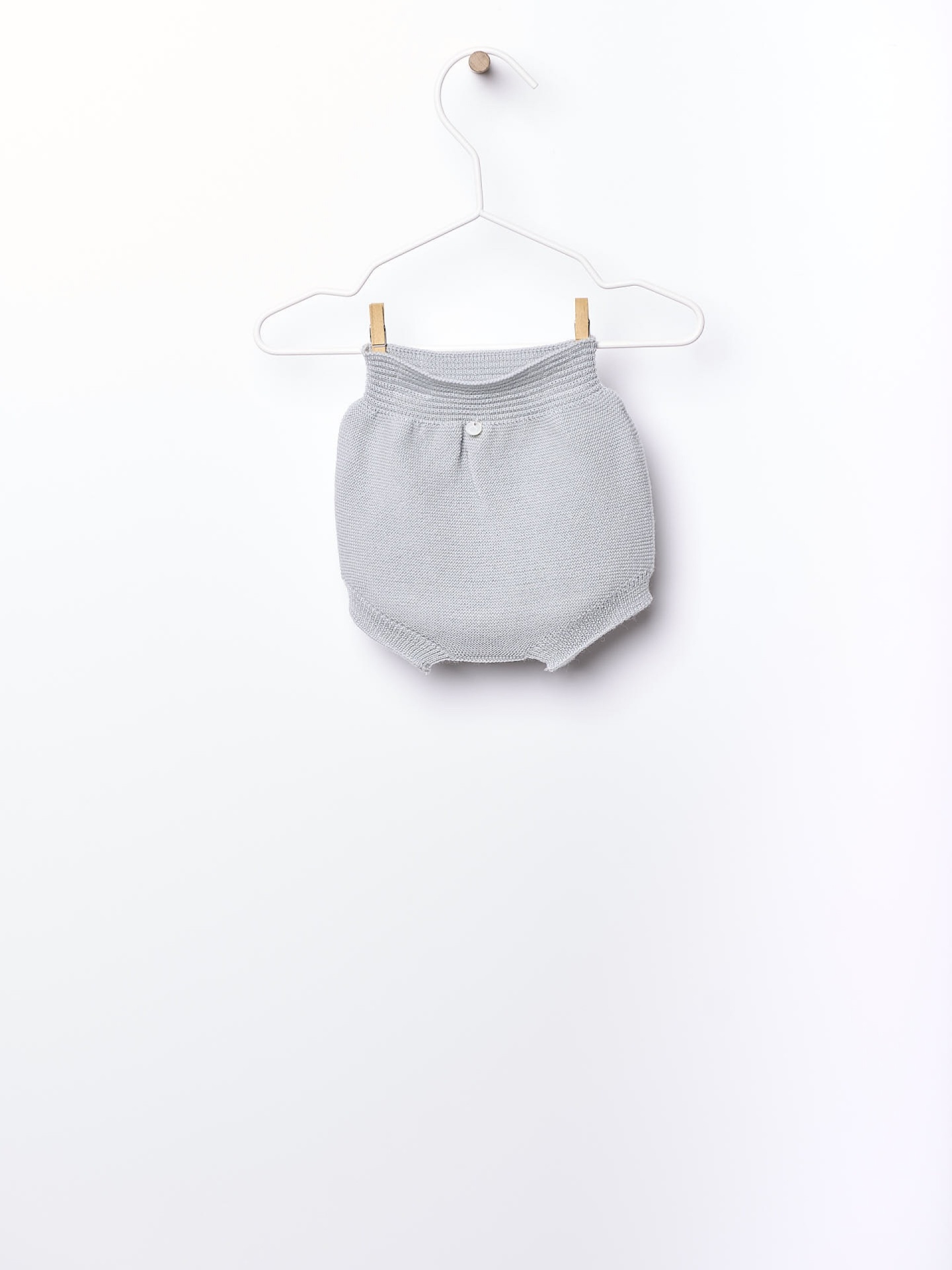 Tapa fralda tricotado lã