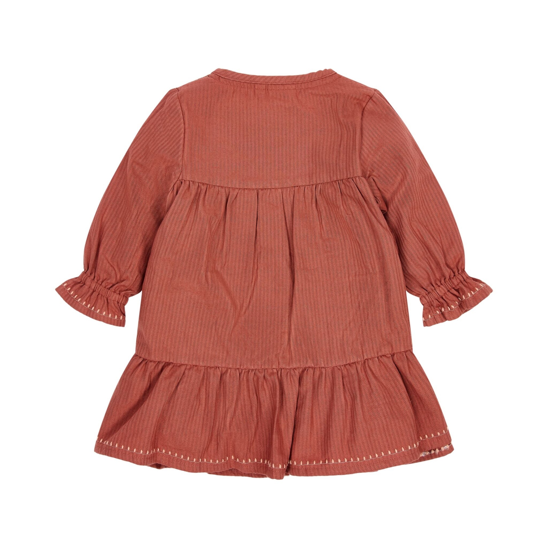 VESTIDO DE MANGA COMPRIDA SAFARI FRIENDS ROSA