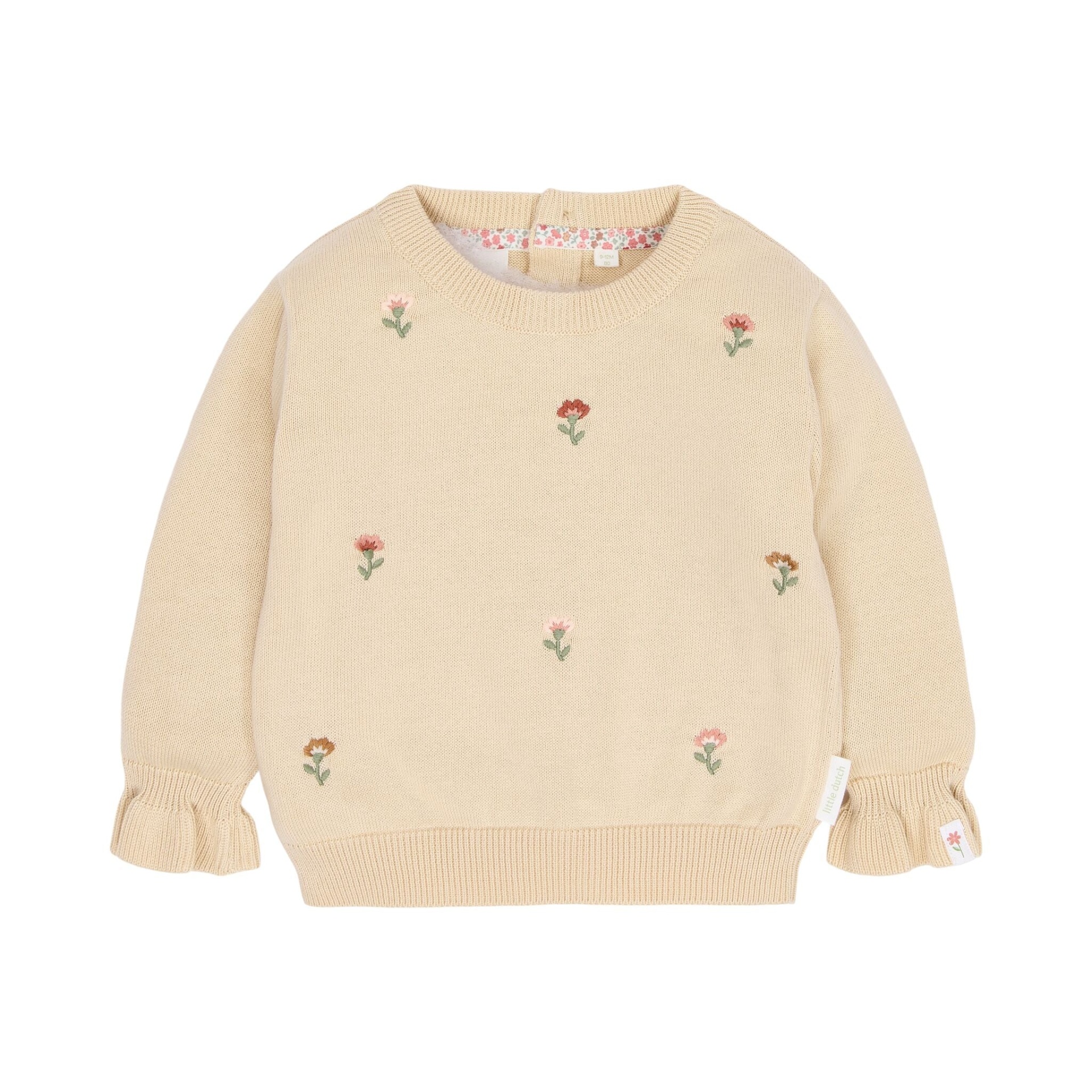 CAMISOLA DE MALHA SAFARI BLOOM BEGE COM FLORES