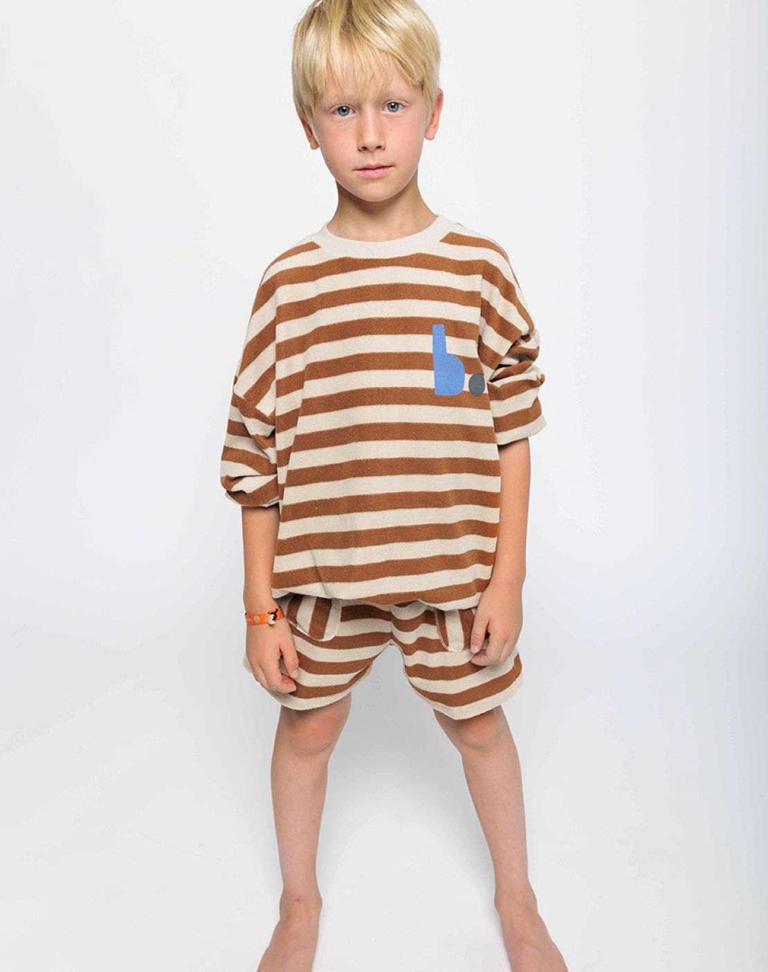 Sweatshirt Stripes Cinnamon
