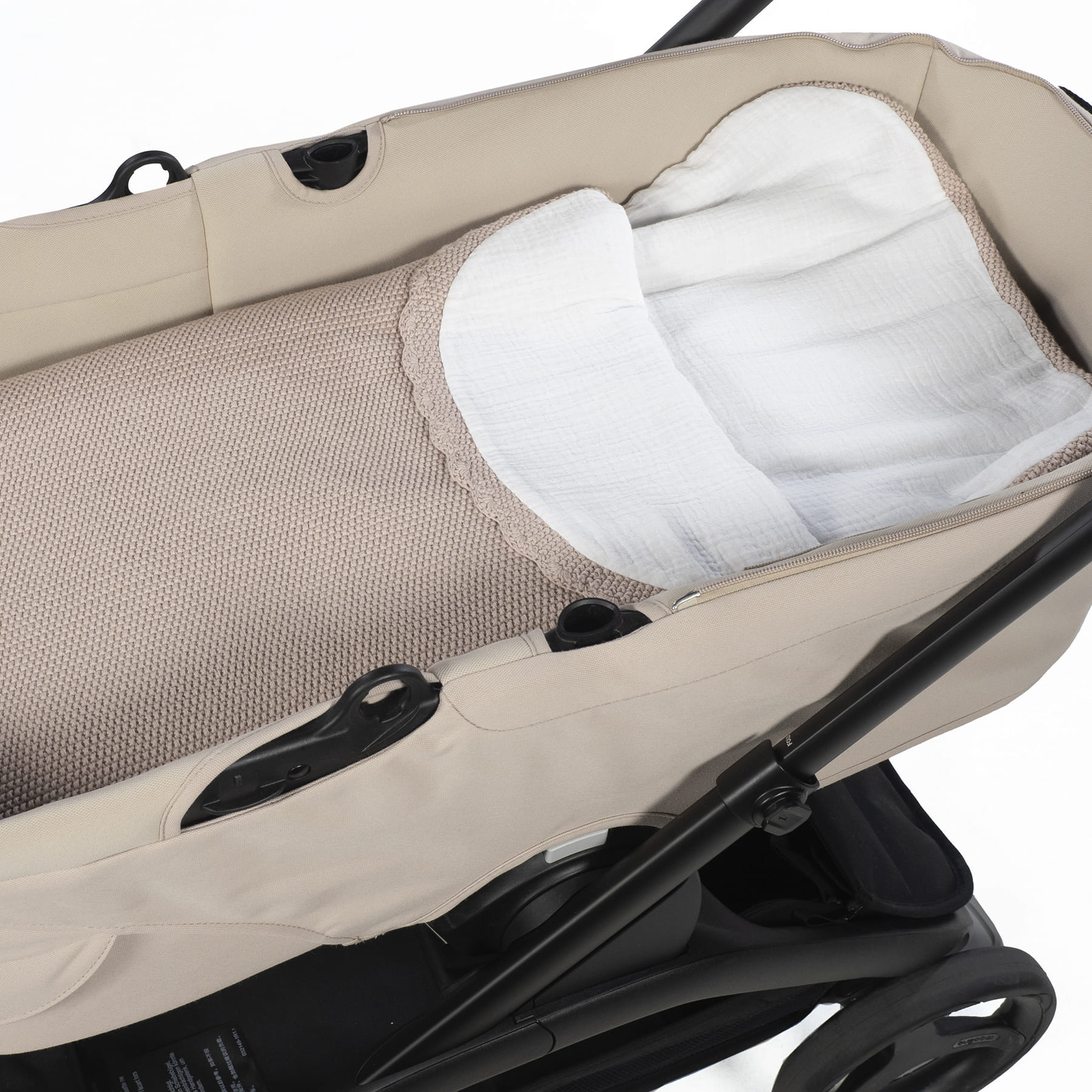 Saco Dormir Tricot Rosa