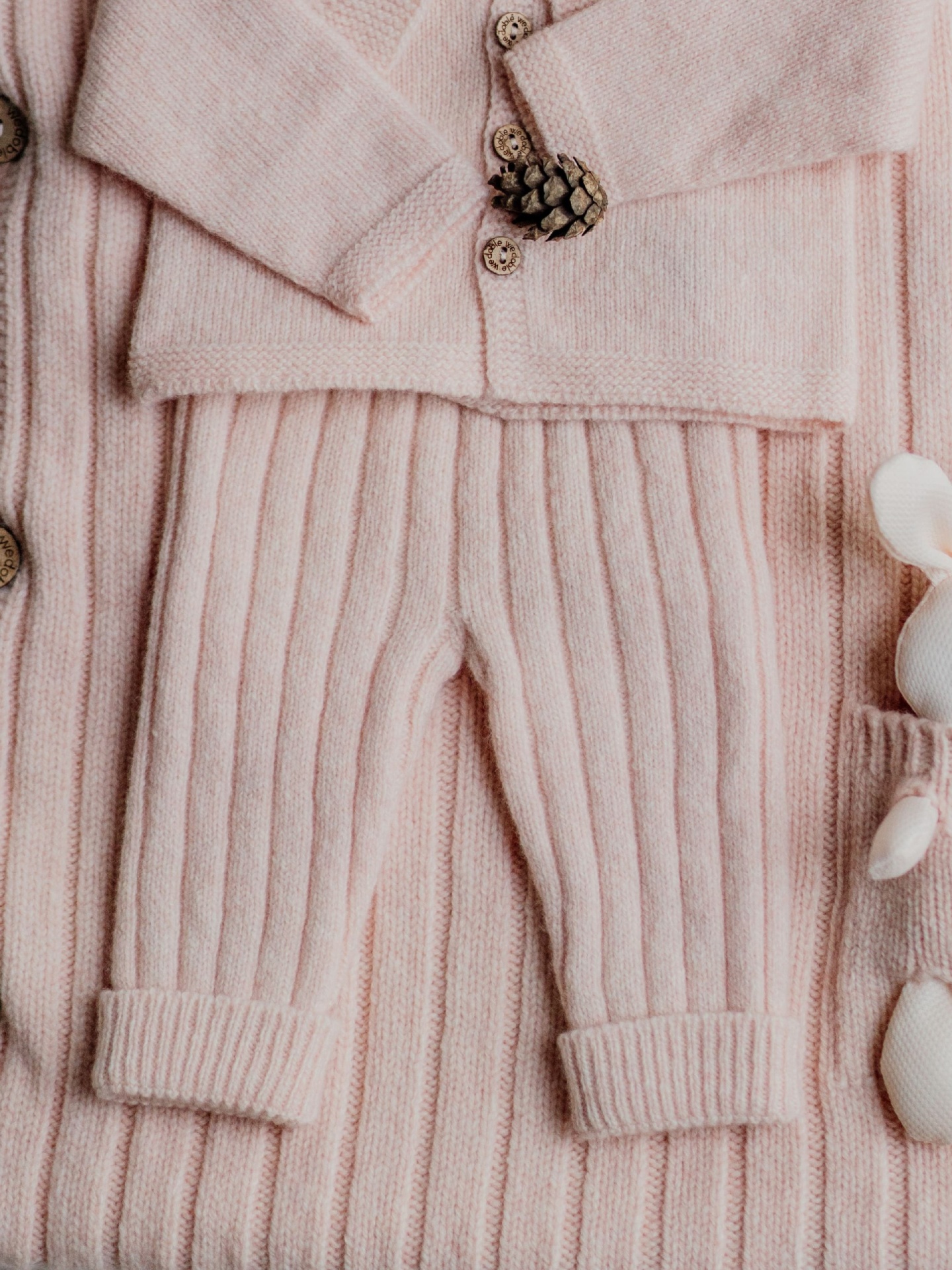 Calças tricotadas lã