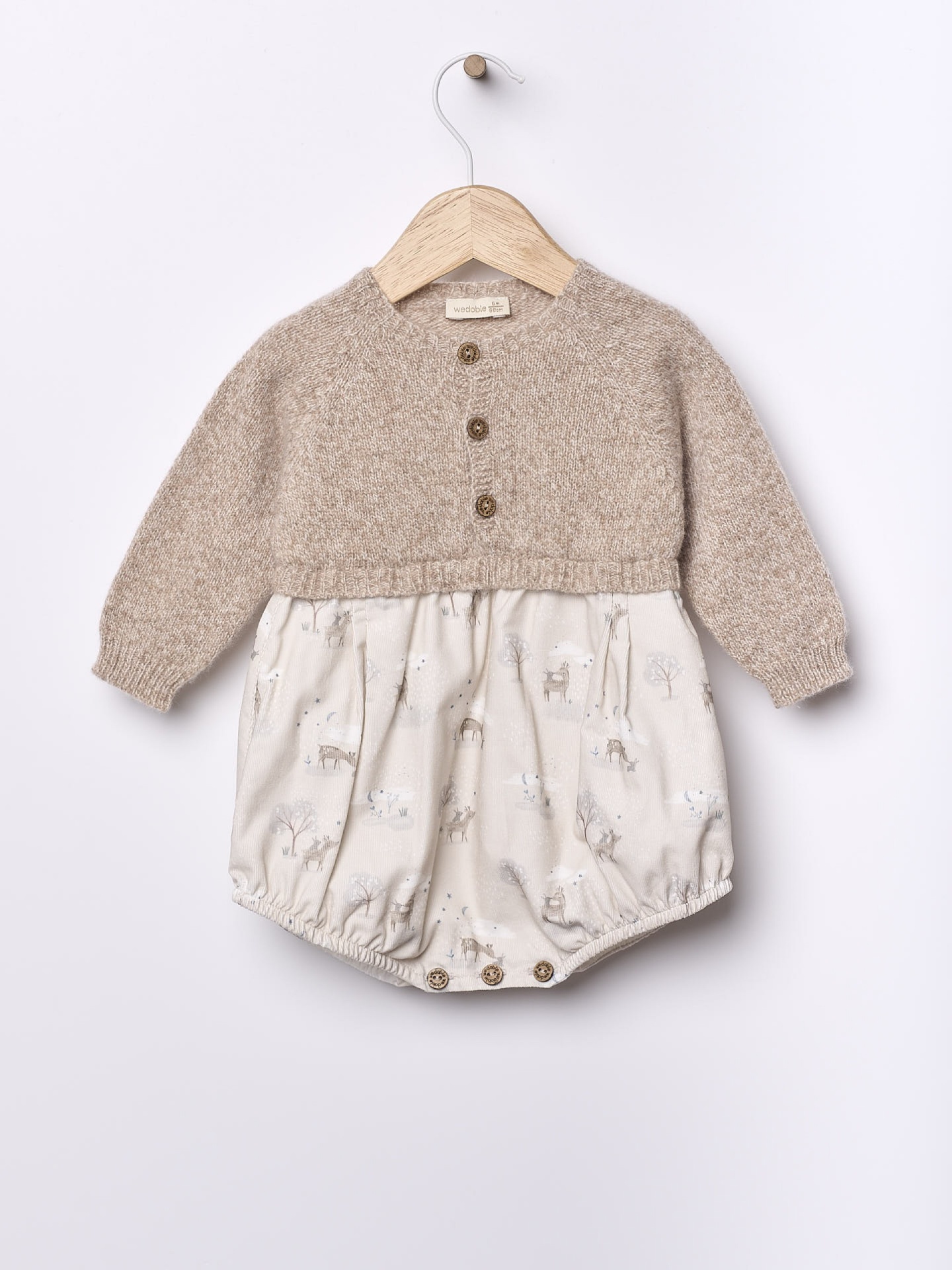 Fofo manga comprida animais da floresta