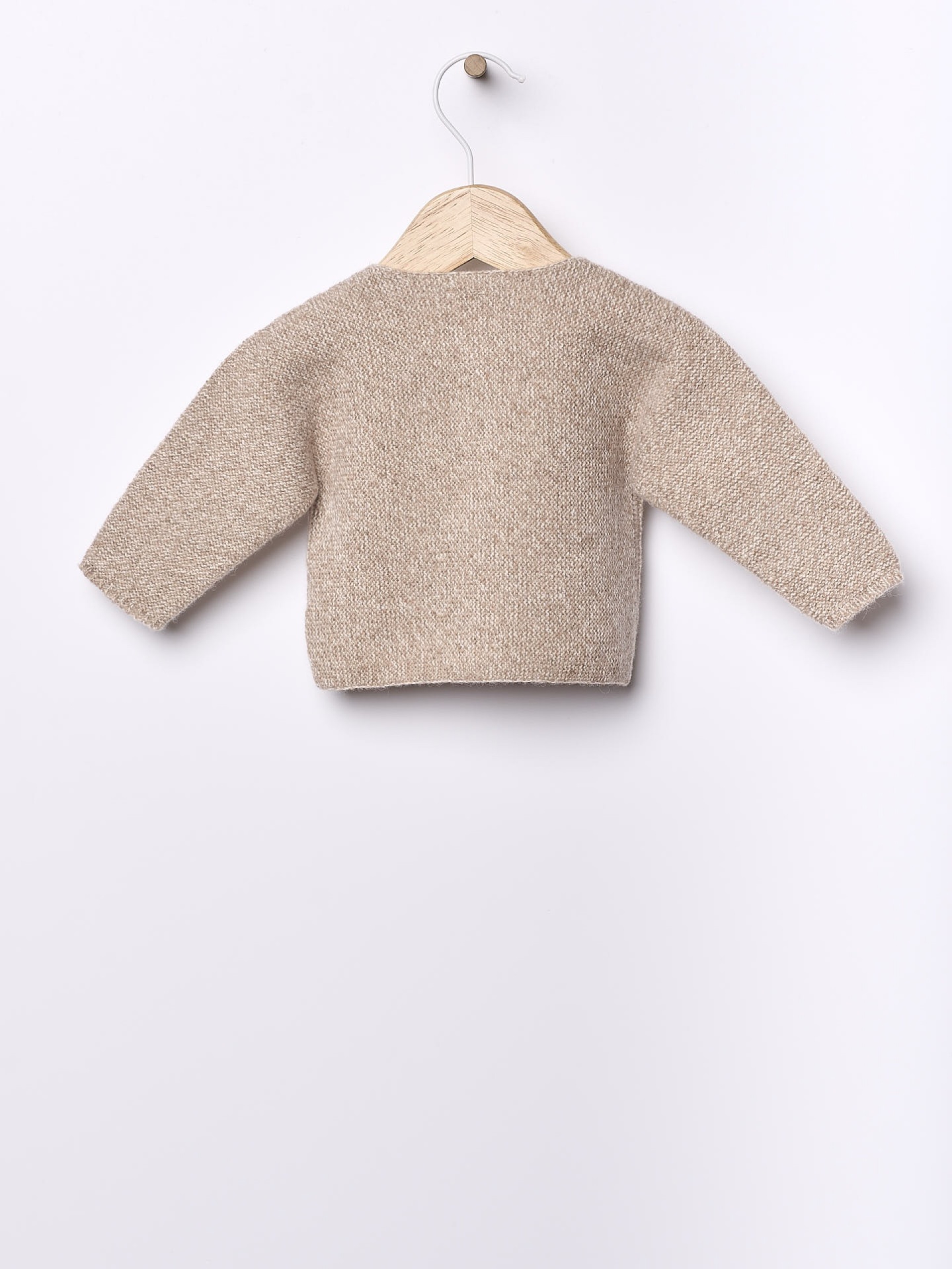 Casaco tricotado lã