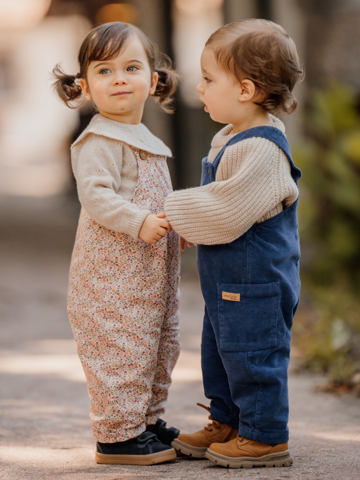 Jardineiras padrão floral