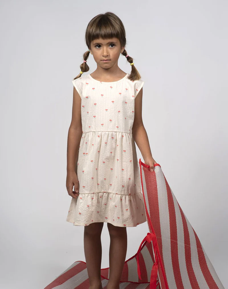 VESTIDO NINA POPPIES ECRU