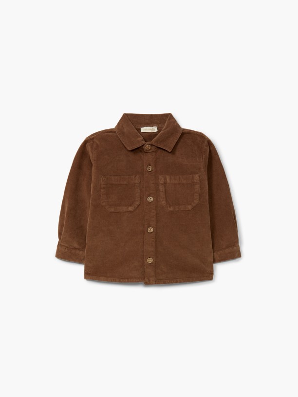 CAMISA BOMBAZINE - CASTANHO