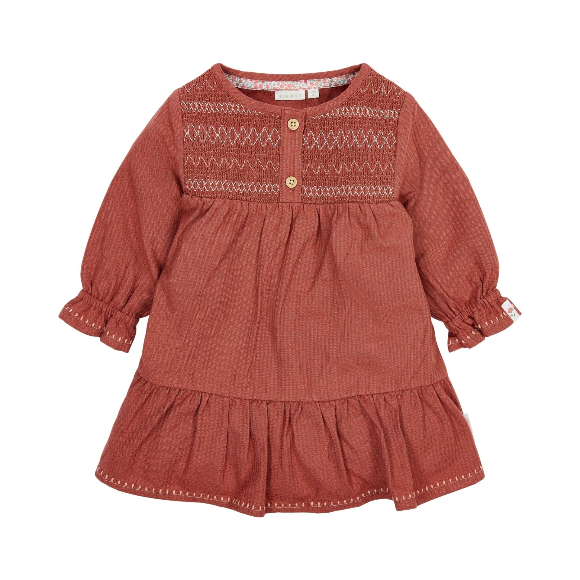 VESTIDO DE MANGA COMPRIDA SAFARI FRIENDS ROSA