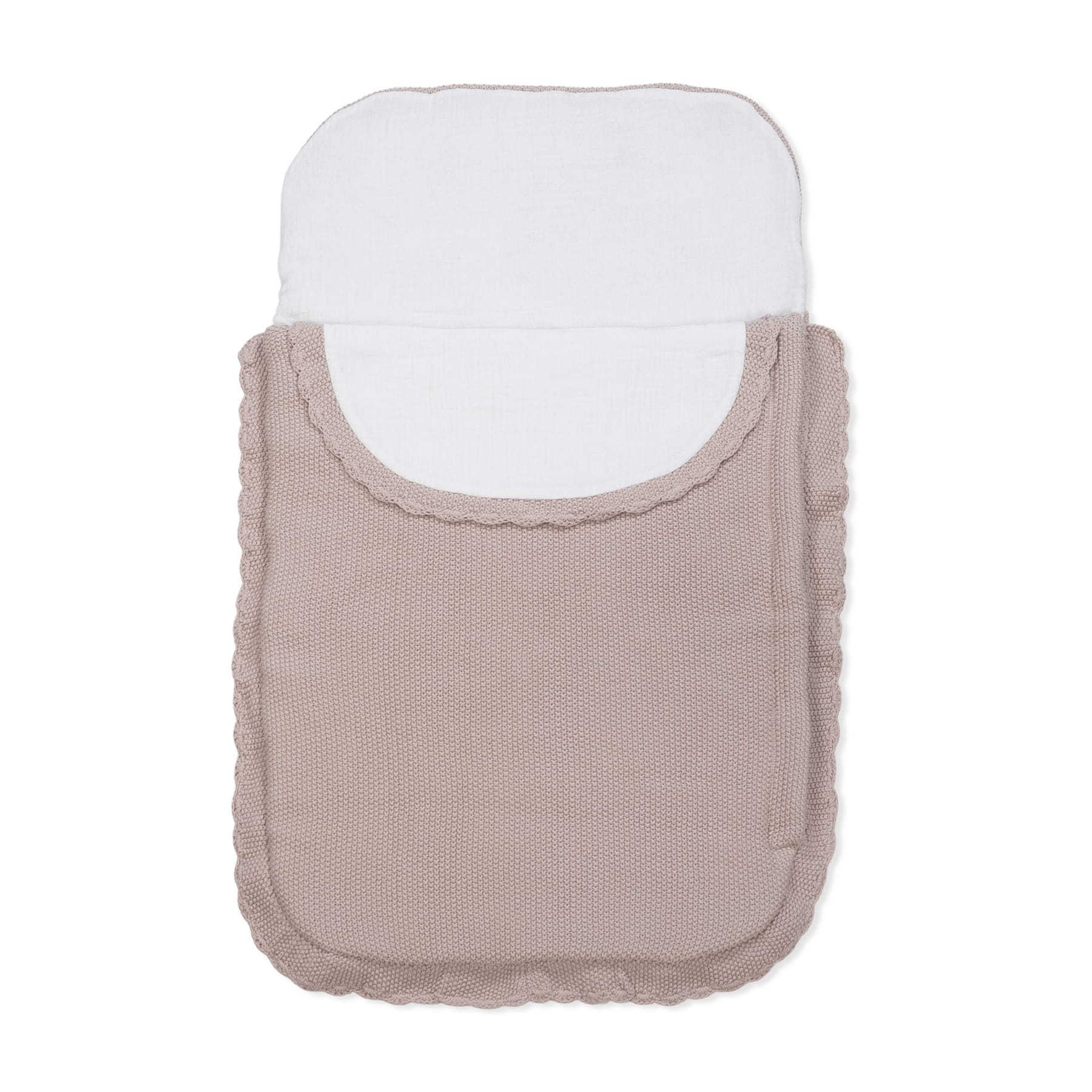 Saco Dormir Tricot Rosa