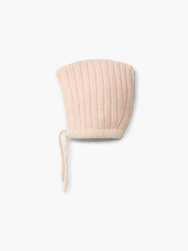 TOUCA TRICOTADA DE LÃ - ROSA MOULINÉ