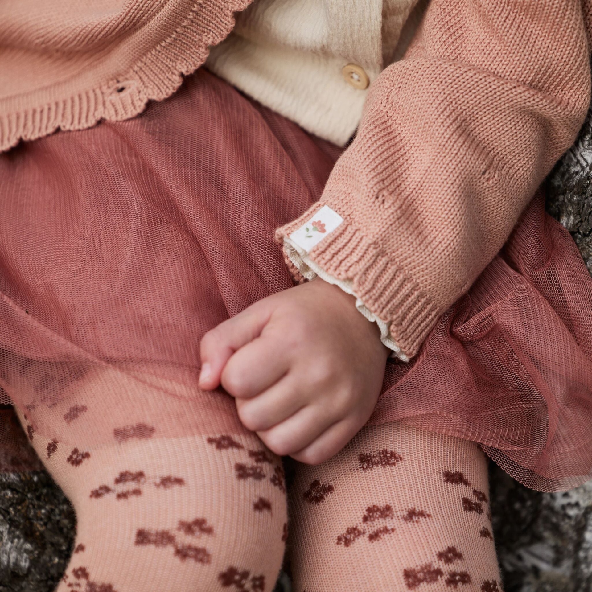 SAIA DE TULE SAFARI BLOOM ROSA