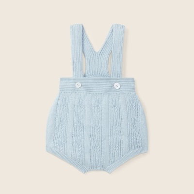 Fofo de alças tricotado em algodão orgânico