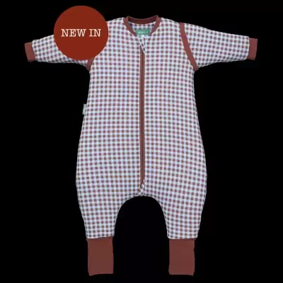Macacão de Dormir Molis&Co VICHY BROWN & BLUE TOG 2,5