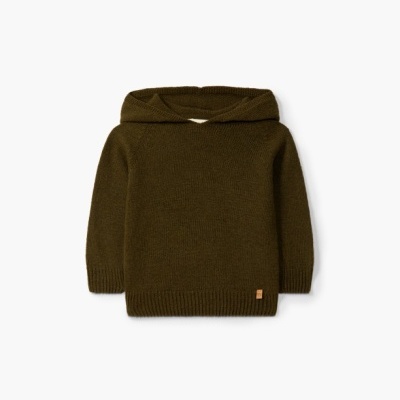 CAMISOLA TRICOTADA LÃ - VERDE ESCURO