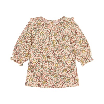 VESTIDO DE MANGA COMPRIDA SAFARI BLOOM ROSA