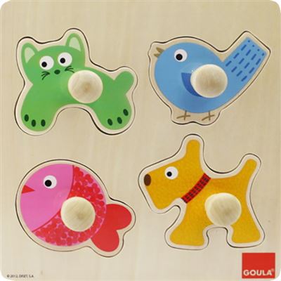 Goula Puzzle de Encaixe Jumbo Animais Domésticos Goula Puzzle de Encaixe Jumbo Animais Domésticos