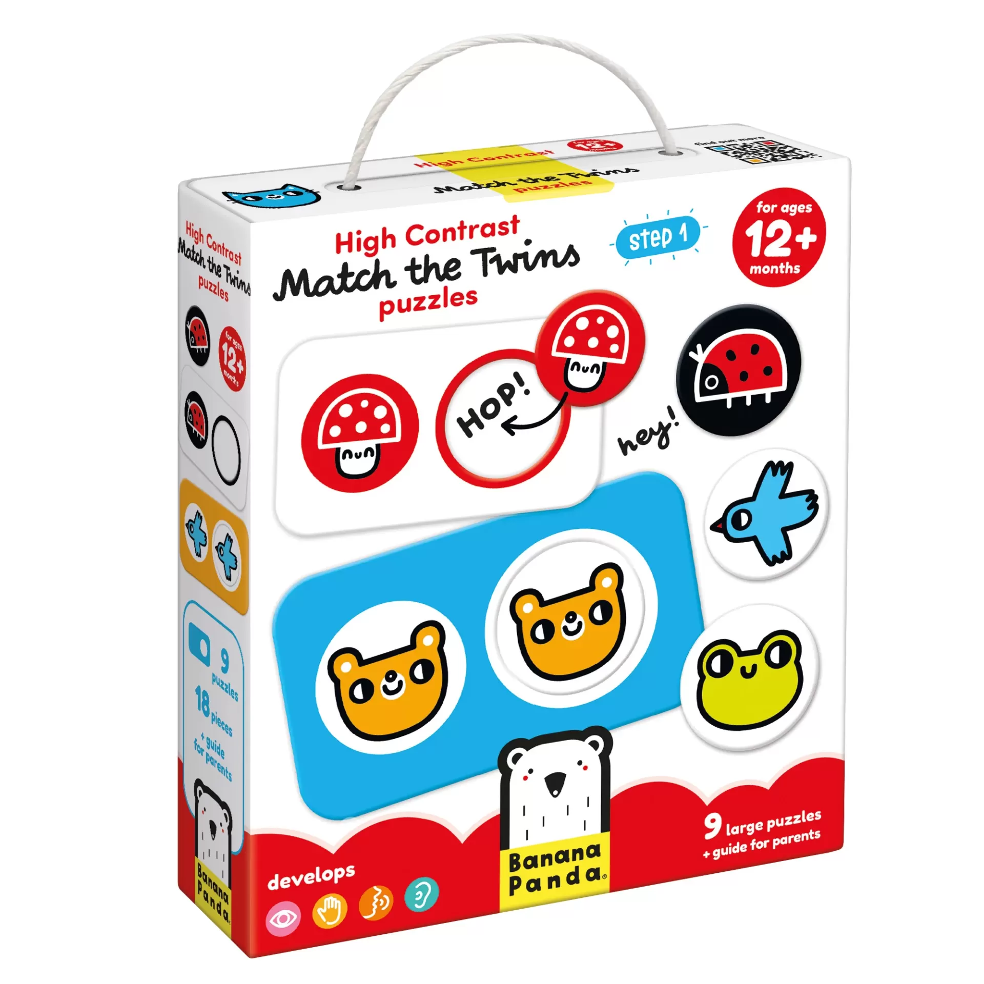 Banana Panda Puzzle Match the Twins 12+ Meses Banana Panda Puzzle Match the Twins 12+ Meses