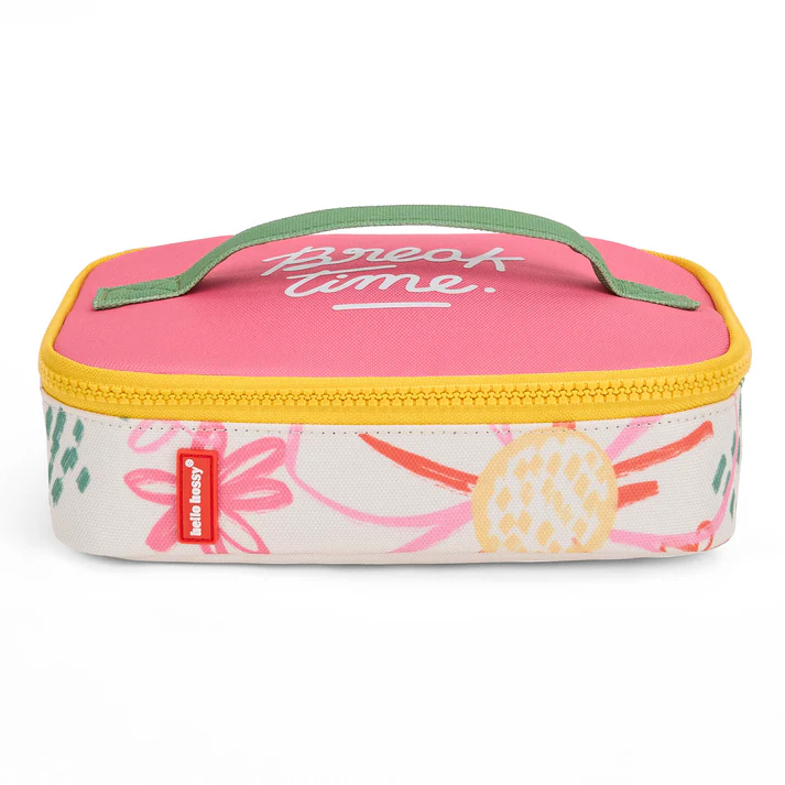 Hello Hossy Snack Bag Bolsa Térmica para Snacks Flower Artwork Hello Hossy Snack Bag Bolsa Térmica para Snacks Flower Artwork