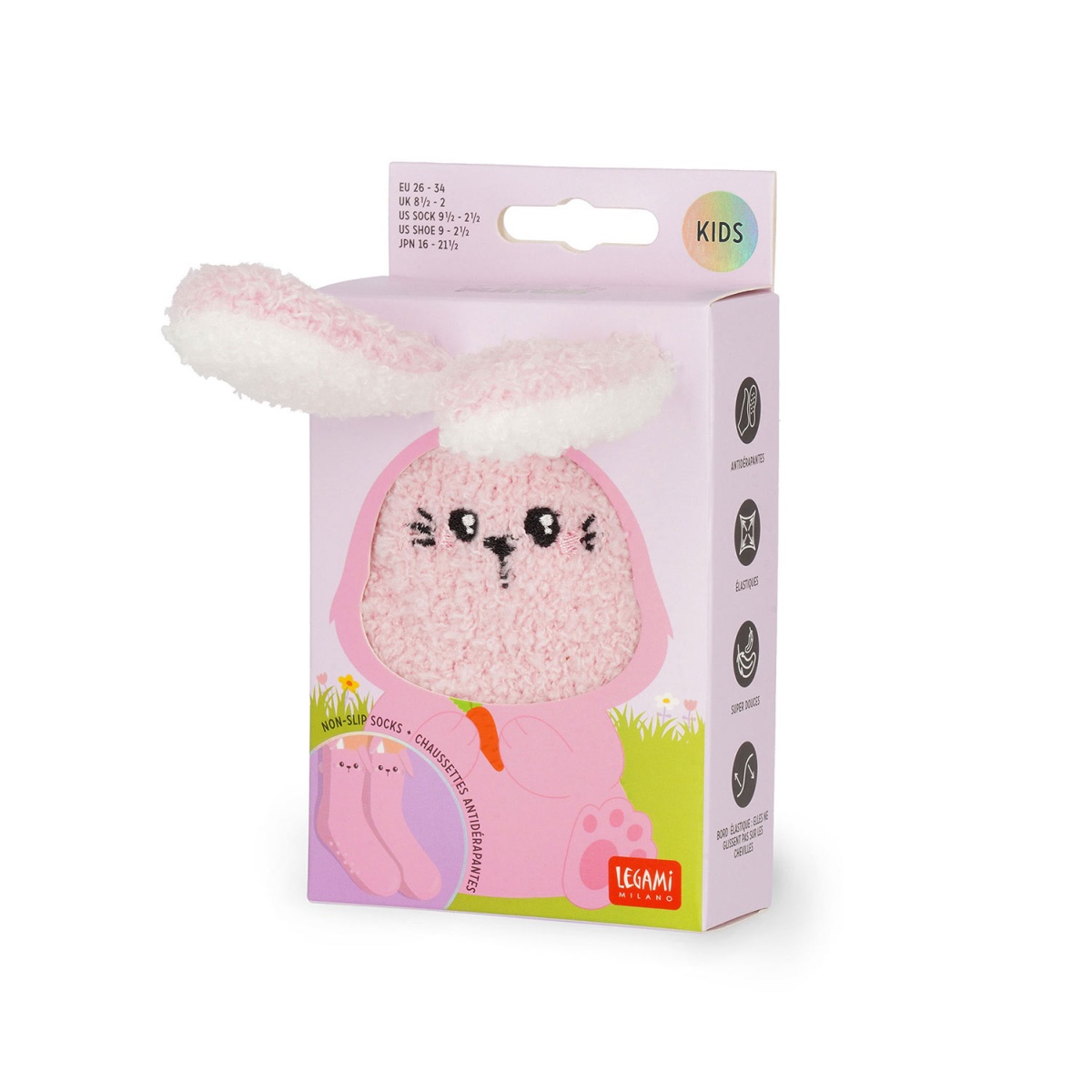 Legami Meias Polares Antiderrapantes Kids Bunny Legami Meias Polares Antiderrapantes Kids Bunny