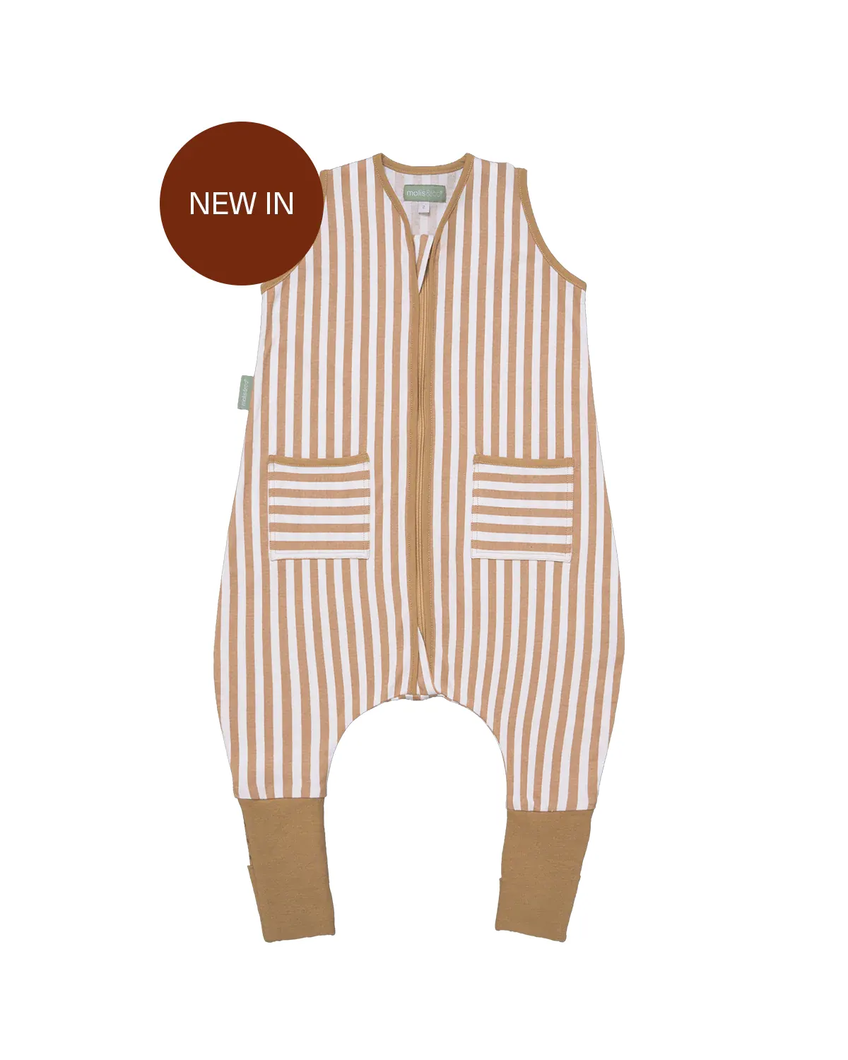 MOLIS&CO Saco de Dormir com Pernas Sand Stripes TOG 0.5 MOLIS&CO Saco de Dormir com Pernas Sand Stripes TOG 0.5
