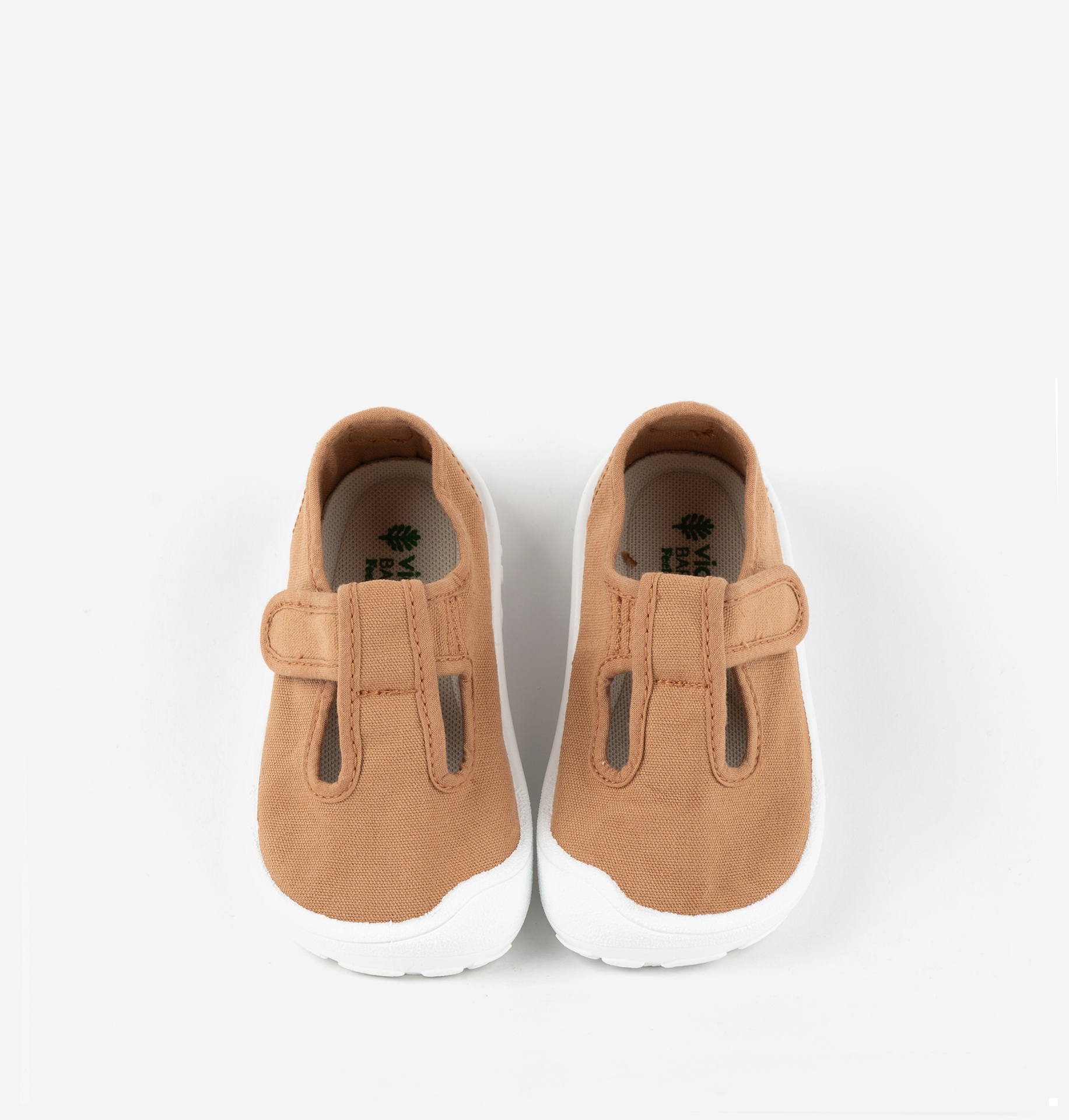 Victoria Shoes Sandália Barefoot Bosco Lona Caramelo Victoria Shoes Sandália Barefoot Bosco Lona Caramelo