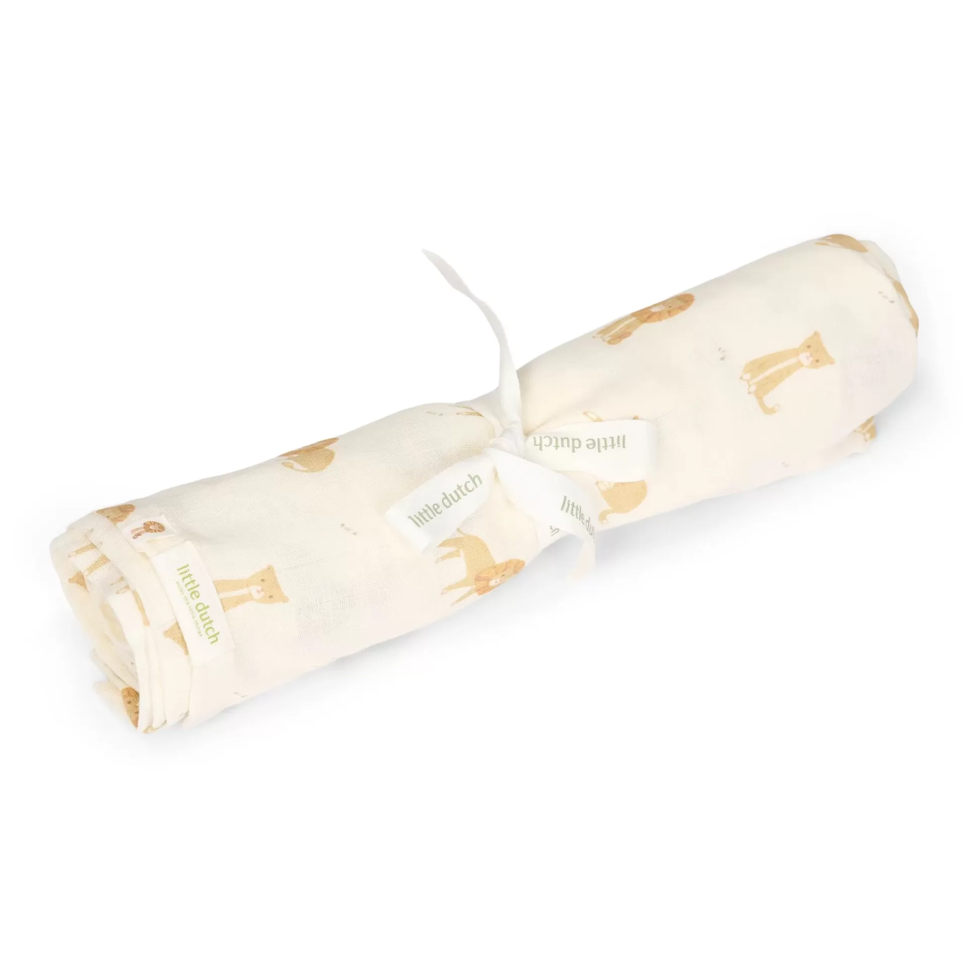 Little Dutch Fralda de Musselina Safari Leo 120x120 cm Little Dutch Fralda de Musselina Safari Leo 120x120 cm