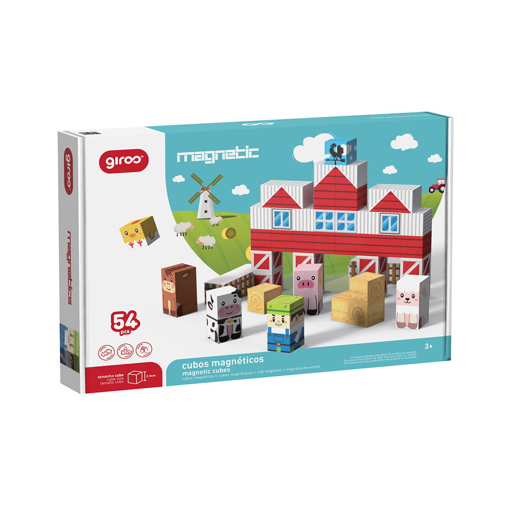 Giros Jogo 54 Cubos Magnéticos A Quinta Giros Jogo 54 Cubos Magnéticos A Quinta