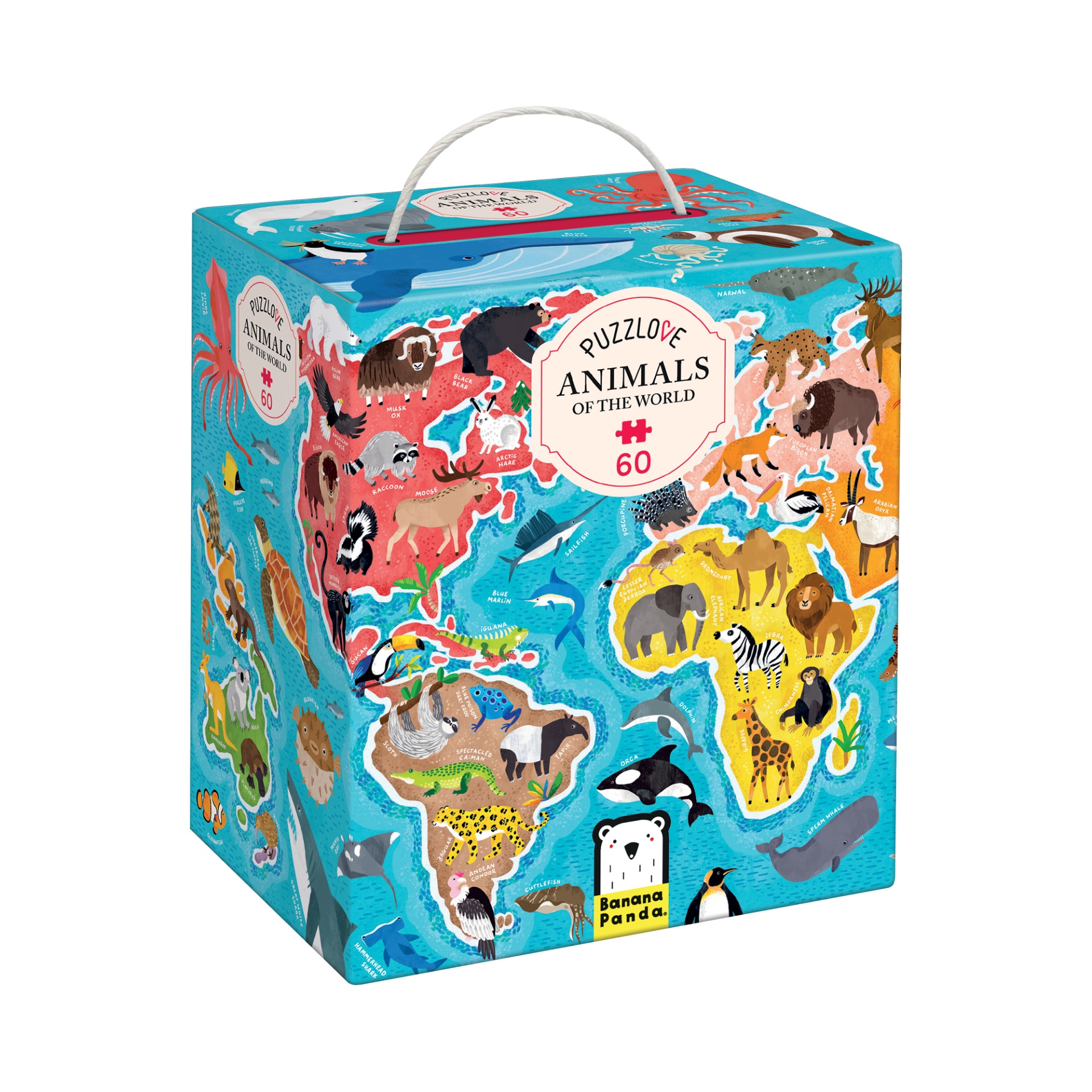 Banana Panda Puzzle Animais do Mundo Banana Panda Puzzle Animais do Mundo