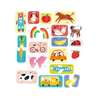 Banana Panda Puzzle Pares Primeiras Palavras