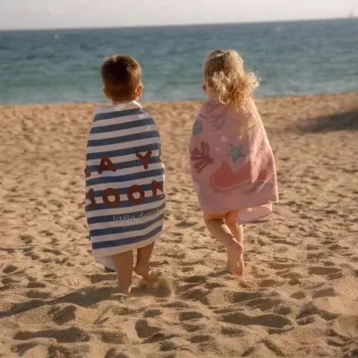 Little Dutch Toalha de Praia Blue Sea You Soon