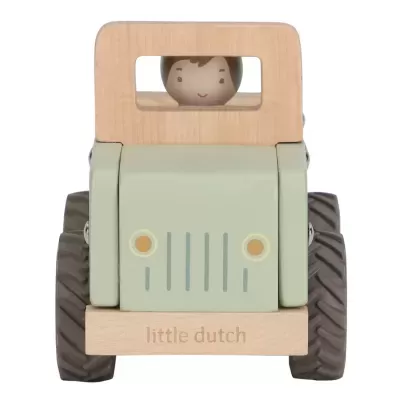 Little Dutch Carro de Madeira Safari Friends