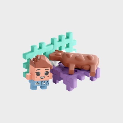 Marioinex Mini Waffle Veteinário Lady Cottage