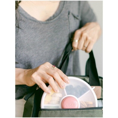 Göbe Lunchbox Snack Spinner Rosa Coral