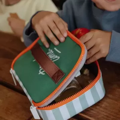 Hello Hossy Snack Bag Bolsa Térmica para Snacks Green Sripes