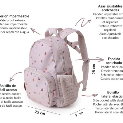 Tutete Mochila Infantil Geometric Nature