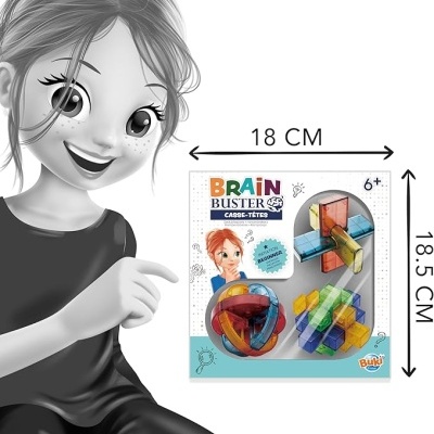 Buki Jogo Brain Buster Desafios de Lógica